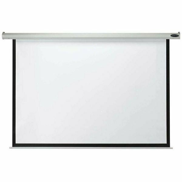 Aarco APS-60 60in x 60in Matte White Manual Wall Mounted Projection Screen 116APS60